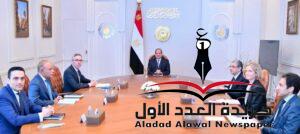 رئيس جمهورية مصر العربية يستقبل الرئيس التنفيذي لشركة "سكاتك"