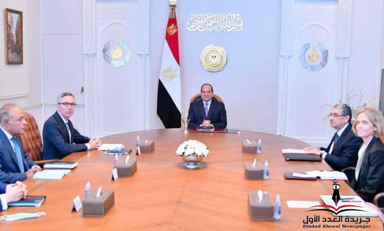 رئيس جمهورية مصر العربية يستقبل الرئيس التنفيذي لشركة "سكاتك"