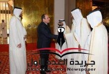 الرئيس عبد الفتاح السيسي يفتح ملفات الاستثمار مع رجال أعمال قطر 