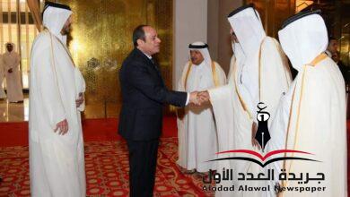 الرئيس عبد الفتاح السيسي يفتح ملفات الاستثمار مع رجال أعمال قطر