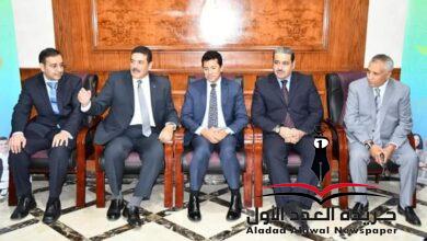وزير الرياضة يناقش الخطة المستقبلية للإتحادين العربي والمصرى