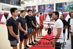 تدريب منتخب الناشئين للجمباز بالعاصمة الادارية