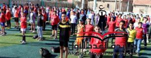 مهرجان رياضي لطلاب المدارس بإدارة شباب المنزلة فى الألعاب الرياضية