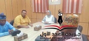 مستشار شيخ الأزهر تلتقي بوفد من اتحاد طلاب دولة" بنين"
