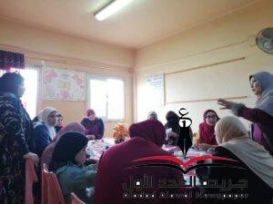 فعاليات اليوم الأول من التدريب على المهن الحرفية بإدارة شباب المنزلة