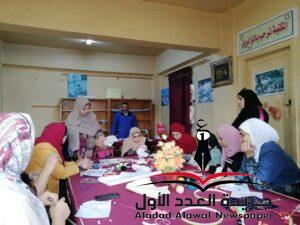 فعاليات اليوم الأول من التدريب على المهن الحرفية بإدارة شباب المنزلة