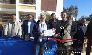 تعليم سفاجا يكرم الطالبات المتفوقات بمدرسة سفاجا الثانوية بنات 