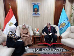 رئيس جامعة الأقصر يستقبل مستشار شيخ الأزهر لشؤون الوافدين