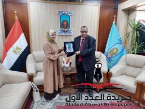 رئيس جامعة الأقصر يستقبل مستشار شيخ الأزهر لشؤون الوافدين