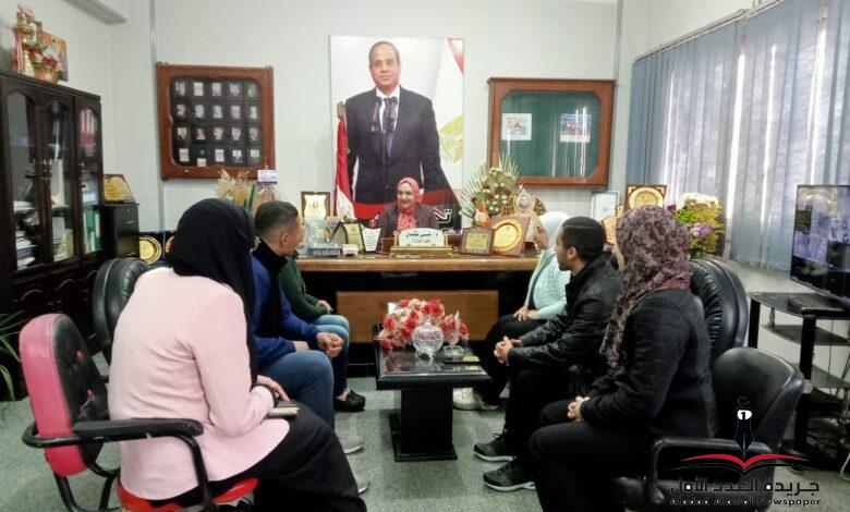 وكيل الشباب بالدقهلية تستقبل وفد من مؤسسة شباب قادرون
