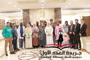 هاجر سعد الدين تحاضر للوافدين بالأزهر عن فنون البرامج الإذاعية
