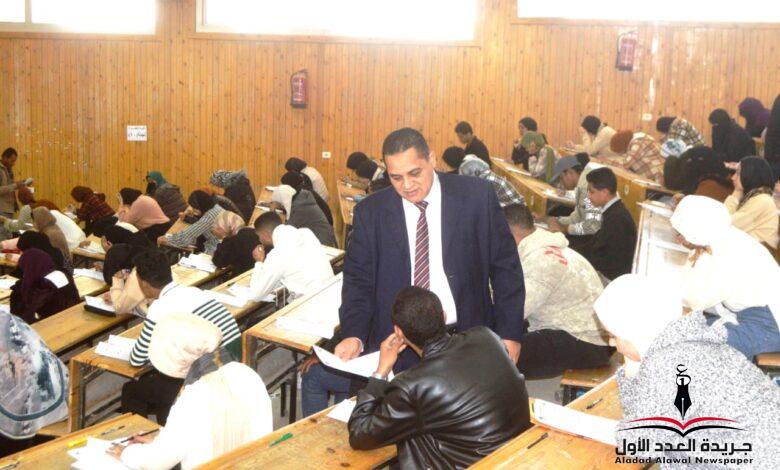 استمرار ماراثون امتحانات الفصل الدراسي الأول بكلية الحقوق بقنا