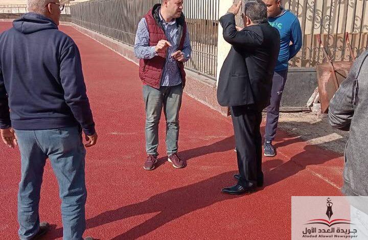 محافظ الدقهلية يتفقد الأعمال النهائية لتطوير ملعب استاد المنصورة