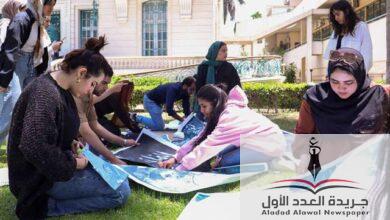 طلاب الفنون الجميلة بالمصرية الروسية يشاركون بإحتفالية وزارة الثقافة - جريدة العدد الأول