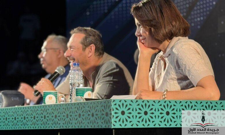 خلال فعاليات تحكيم مهرجان إبداع ٥ لأعضاء مراكز الشباب