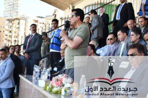وزير الشباب ومحافظ الدقهلية يفتتحان المرحلة الأولى من أعمال تطوير الملعب الرئيسي لكرة القدم باستاد المنصورة