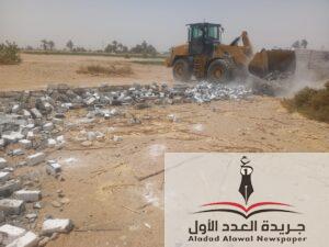 الأستاذ ربيع منصور يقود حملة إزالة موسعة بالقارة والكرنك لاسترداد أراضي الدولة بقنا