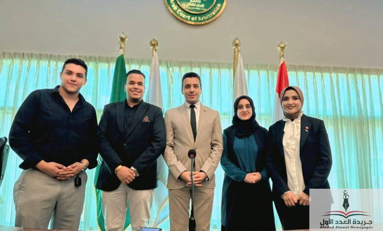 شارك وفد من برلمان شباب مصر فى البرنامج التدريبي لبناء القدرات بالمحكمة العربية