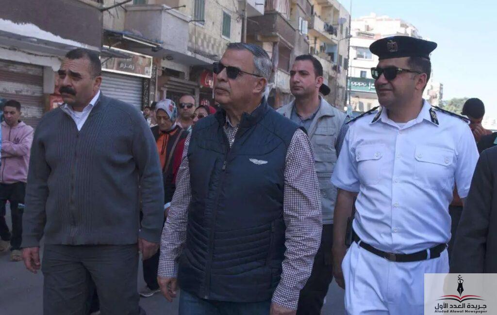 جولة تفقدية مفاجئة لمحافظ الإسكندرية بالترعة المردومة وكوبري أبو سرحة والساعة - جريدة العدد الأول