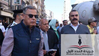 جولة تفقدية مفاجئة لمحافظ الإسكندرية بالترعة المردومة وكوبري أبو سرحة والساعة - جريدة العدد الأول