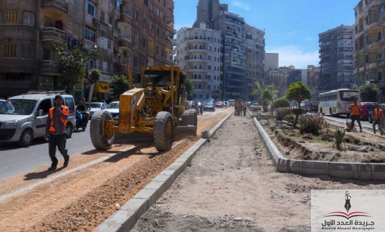 مواطنوا الإسكندرية ينتقدون أعمال توسعة طريق شارع أبو قير منطقة الإبراهيمية - جريدة العدد الأول