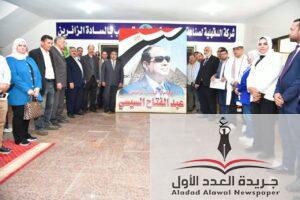محافظ الدقهلية خلال زيارته لمصانع الدقهلية للسكر ببلقاس