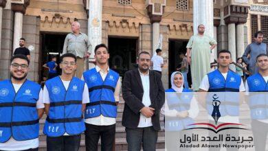 متطوعي "YLY" يوزعون الهدايا على الأطفال بصلاة العيد بمسجد النصر بالدقهلية 