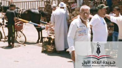 متابعة رئيس مركز المطرية بالدقهلية لرفع الاشغالات بالمدينة