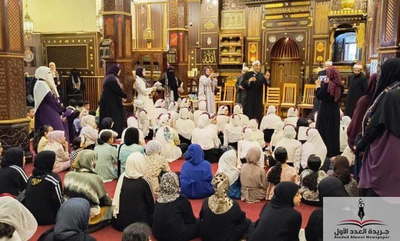 مدير أوقاف دمياط يشهد البرنامج الصيفي للطفل من مسجد عمر الموصلي بدمياط