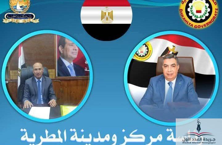 تابع رئيس مركز مدينة المطرية لرفع كفاءة النظافة بالسيارة المكبس