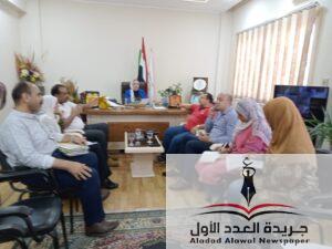 لجنة الإستثمار...تعقد اجتماعها الدوري برئاسة منى عثمان وكيل وزارة الشباب بالدقهلية