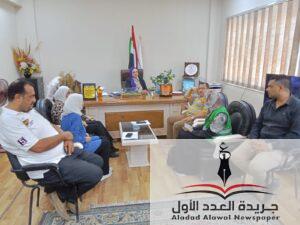 منى عثمان وكيل الوزارة تعقد اجتماعا مع أعضاء كيان " سند شباب الدلتا" بالدقهلية 
