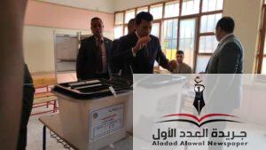 وزير الشباب والرياضة.. اول الحاضرين ..يدلى بصوته فى انتخابات الشيوخ بمدينة الشروق.. صور