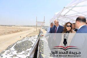 وزيرة التنمية المحلية ومحافظ القليوبية يتفقدان أعمال الانتهاء مخلفات أسفل محور الفريق العصار 