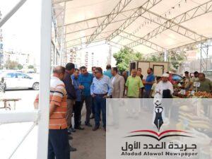 تفقد اللواء طارق مرزوق محافظ الدقهلية، ظهر اليوم سوق اليوم الواحد