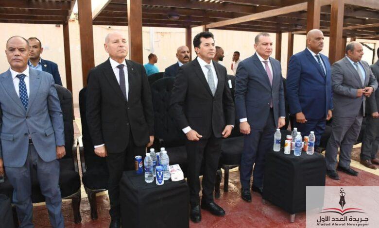 الشباب والرياضه افتتاح حمام سباحة نصف أولمبي بمركز شباب الأسمرات
