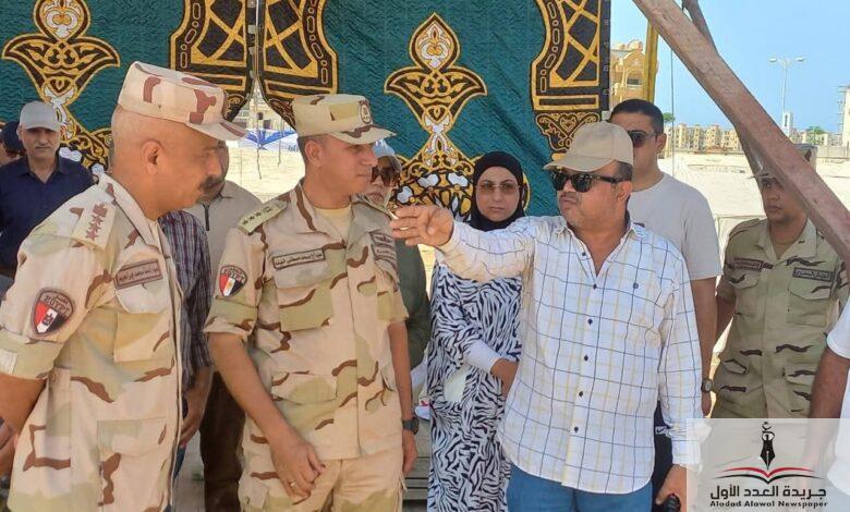 متابعه السكرتير العام المساعد للاستعدادات انطلاق التدريب العملي المشترك