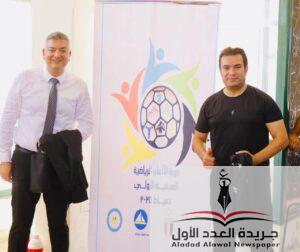 مدير مديرية الشباب والرياضة ورئيس منطقة تنس الطاولة يفتتحان منافسات دورة الألعاب الرياضية 