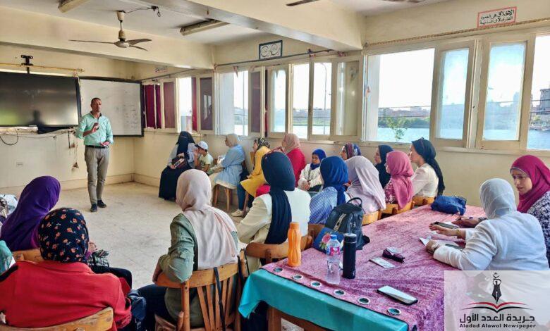 إدارة تنفيذ المشروعات تطلق برنامجًا لتأهيل الشباب تنمية المهارات الحياتية بدمياط
