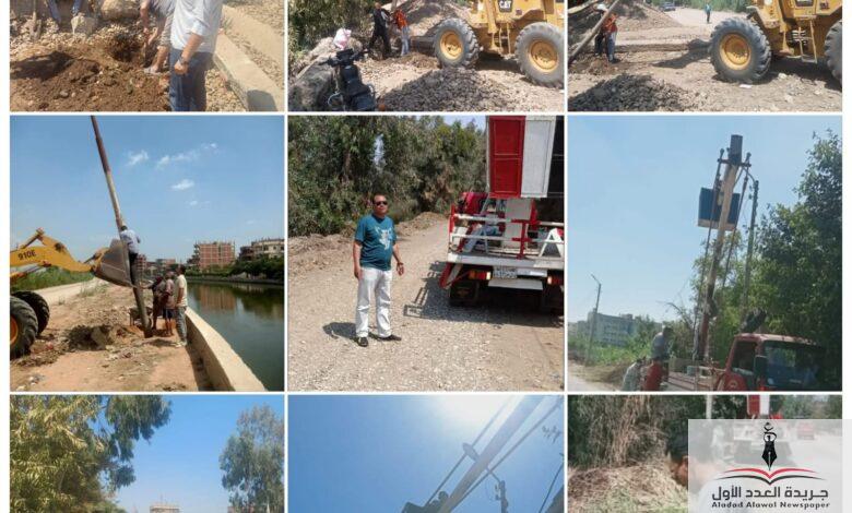 رئيس مركز ومدينة منيا القمح يتابع أعمال الوحدات المحلية لخدمة المواطنين
