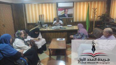 رئيس مجلس مدينة دكرنس بالدقهلية يستقبل المواطنين وتلبية احتياجتهم