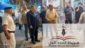 محافظ الدقهلية يقود حملات مرورية ورفع إشغالات ونظافة مكبرة بشارع الجلاء بالمنصورة