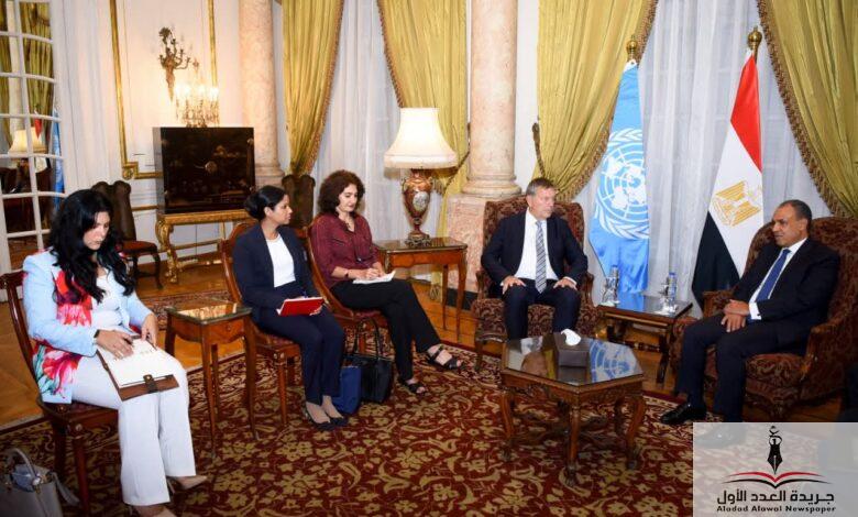 وزير الخارجية يستقبل المفوض العام لوكالة الأمم المتحدة لإغاثة وتشغيل اللاجئين الفلسطينيين