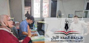 متابعة رئيس مركز منية النصر أعمال المركز التكنولوجي اليوم