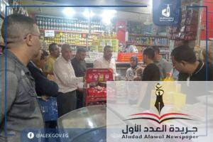 محافظ الإسكندرية يشدد على الحملات الرقابية لمكافحة الغش التجارى