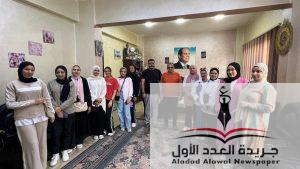 وكيل وزارة الشباب بالدقهلية تجتمع مع طلاب التربية العملي الخاصه بكلية علوم الرياضة