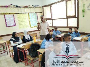 محمود علي الخطيب يتابع سير العملية التعليمية بمدرسة الكرنك للتعليم الأساسي بأبوتشت