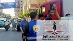 في ذكرى 30 يونيو "حماة الوطن" بالمنزلة يشارك المواطنين احتفالاتهم بتوزيع الأعلام المصرية